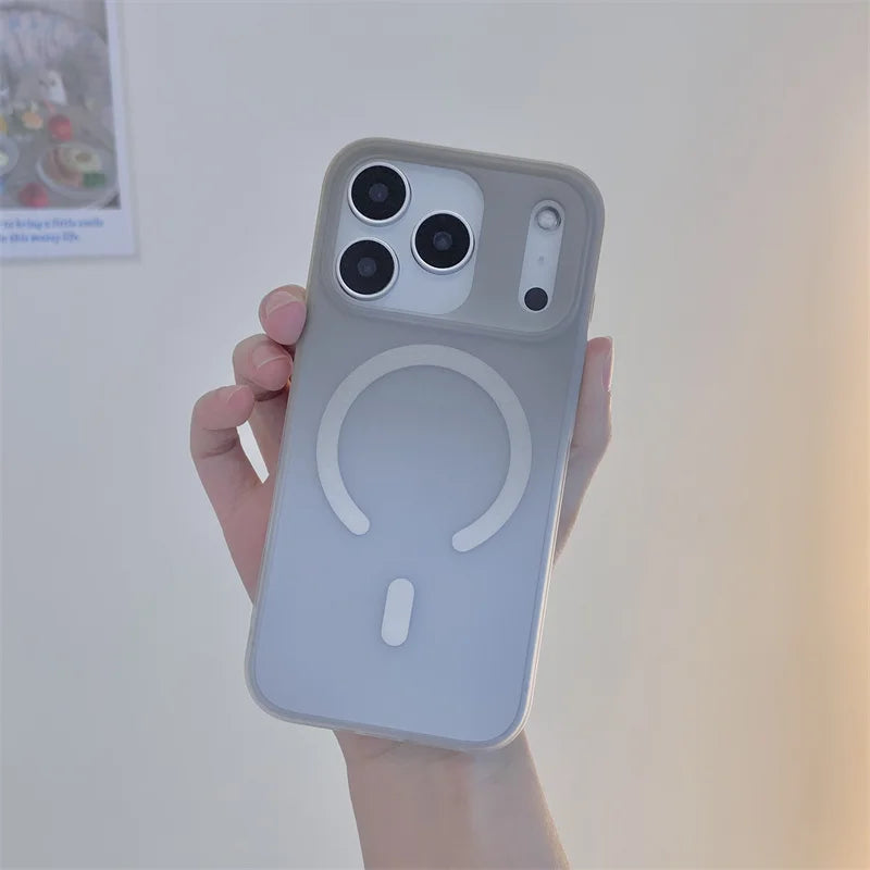 Funda para iPhone con Soporte MagSafe ,Colores Pasteles, Protección de Cámara, Diseño Aesthetic