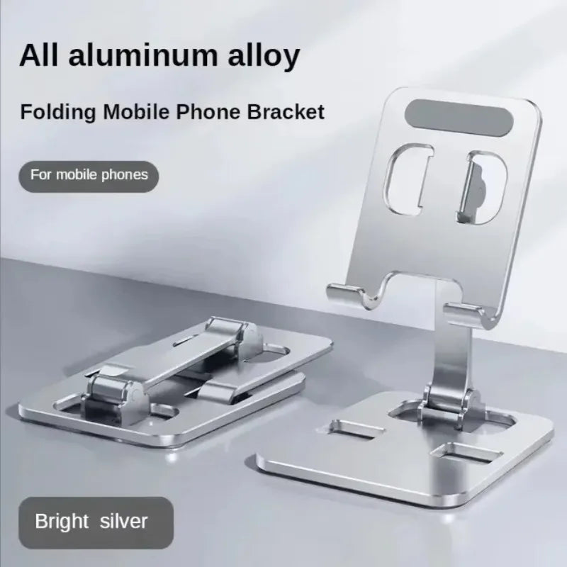 Soporte de Escritorio Plegable para Celular y Tablet Metal Universal | iPhone y Android