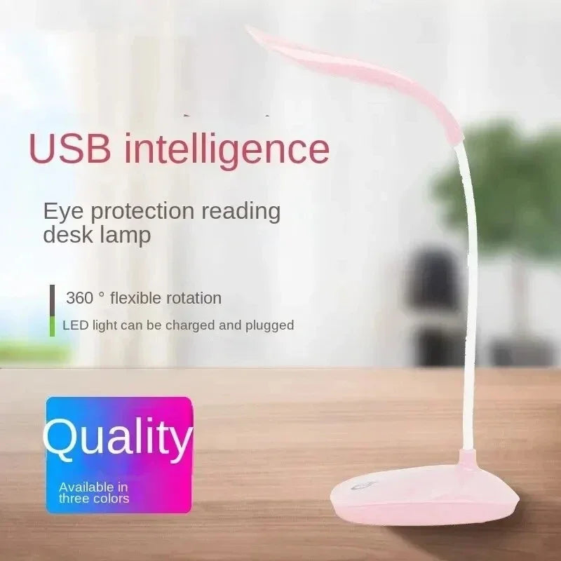 Lámpara LED de Escritorio con Carga USB 3 Niveles de Brillo | Táctil y Cuidado Visual