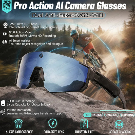 Gafas Inteligentes con wifi, AI y bluetooth