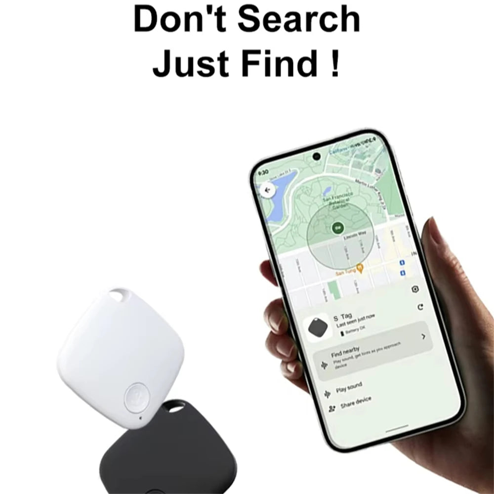 Rastreador GPS para perritos con Bluetooth – Localizador Inteligente Anti-Pérdida para Llaves, Mascotas, Auto y Más | Compatible Android e iOS