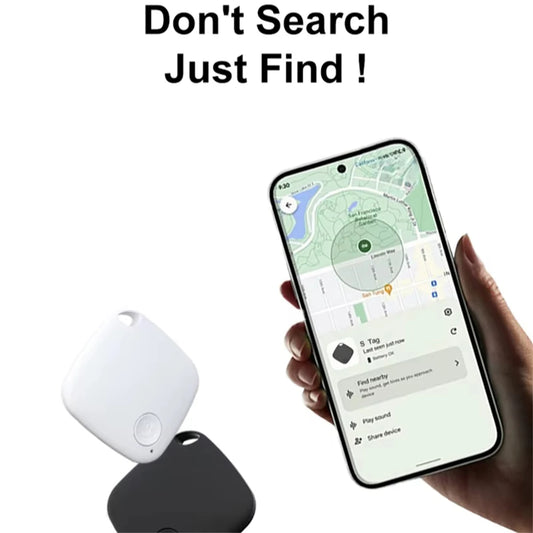 Rastreador GPS para perritos con Bluetooth – Localizador Inteligente Anti-Pérdida para Llaves, Mascotas, Auto y Más | Compatible Android e iOS