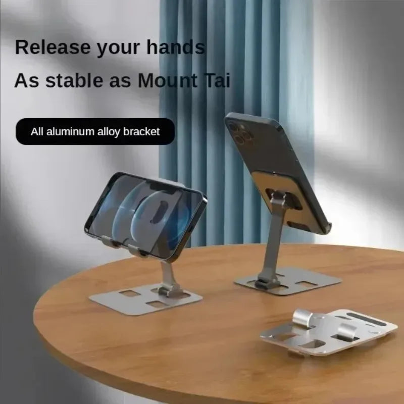 Soporte de Escritorio Plegable para Celular y Tablet Metal Universal | iPhone y Android