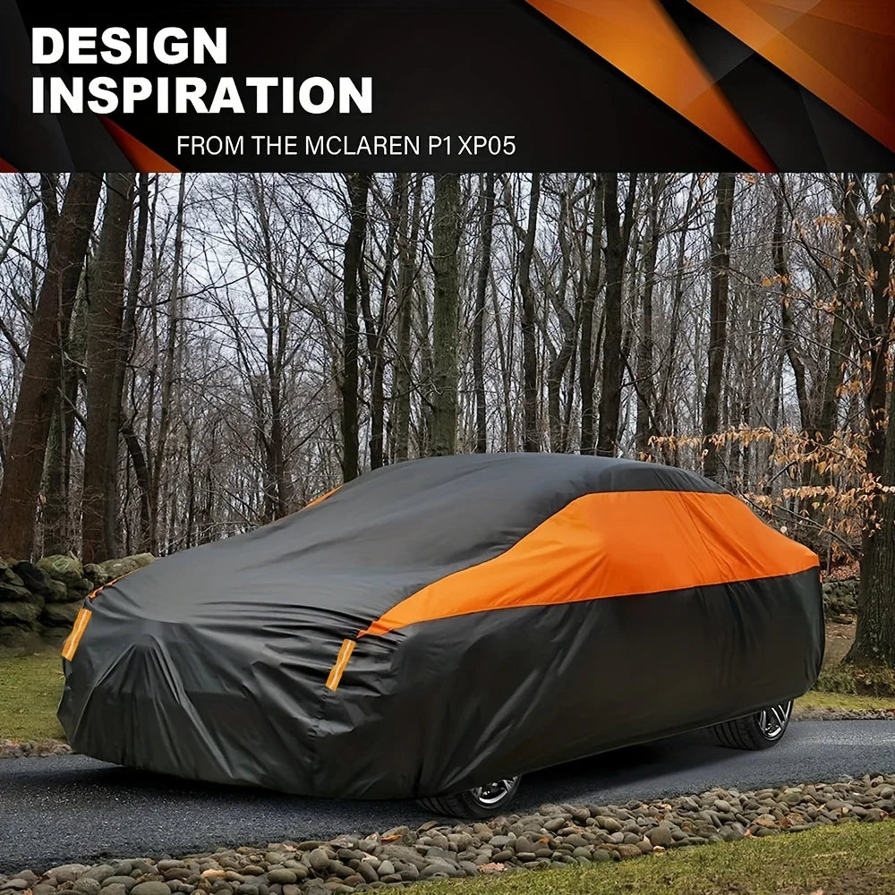 Funda para Auto Exterior Impermeable 190T

Protección contra Sol, Lluvia, Nieve y granizos.