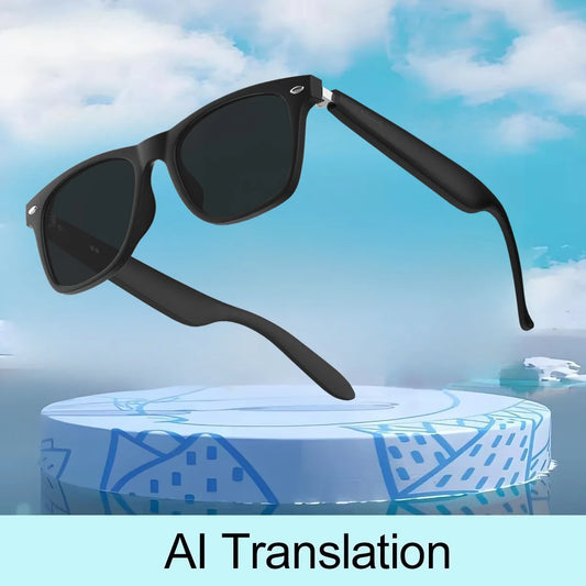 Gafas Inteligentes 2025 — Traducción AI, Auriculares Bluetooth y Protección UV