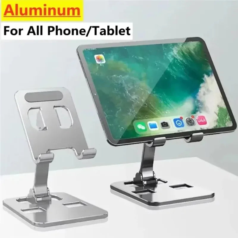 Soporte de Escritorio Plegable para Celular y Tablet Metal Universal | iPhone y Android